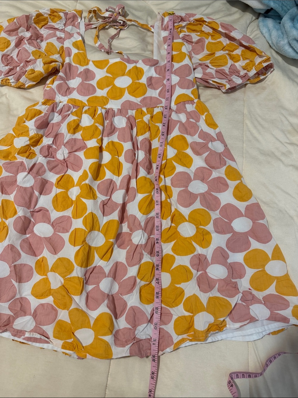 Altar’d State floral Puff Sleeve Dress - Picture 7 of 7